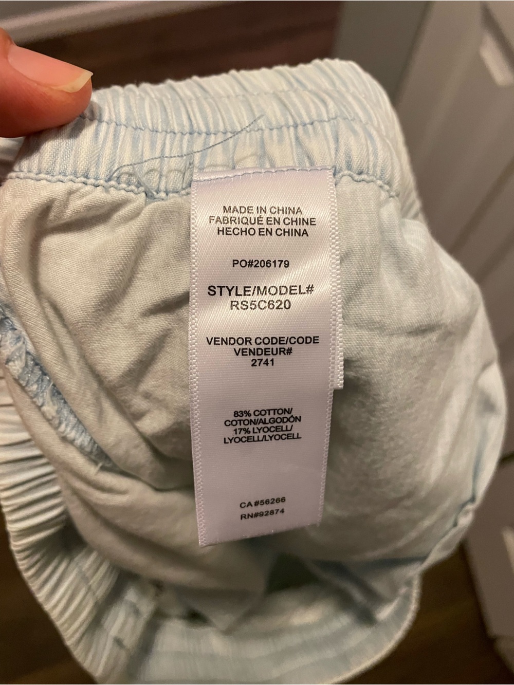 Splendid women’s indigo stripe wide leg pants in indigo stripe size L - Picture 5 of 9